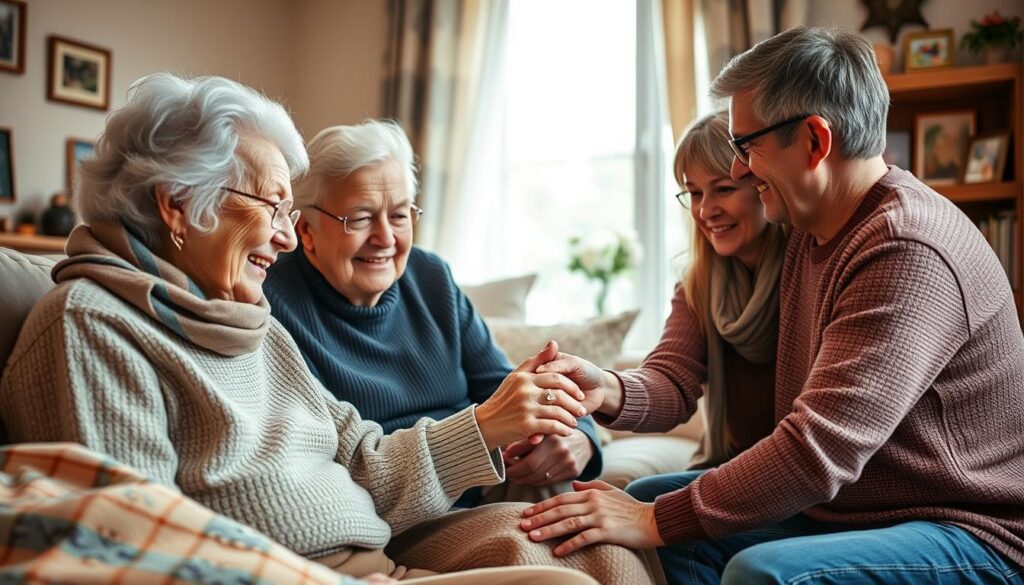 Unterstützung für Angehörige