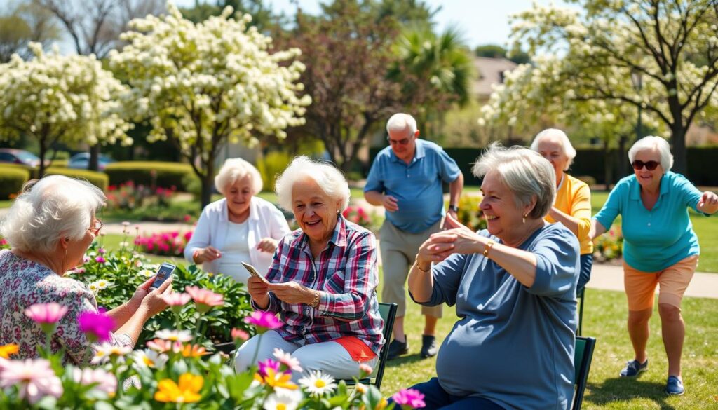 soziale Aktivitäten Senioren