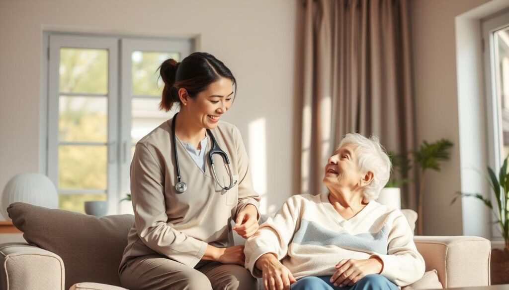 Pflegekraft auswählen