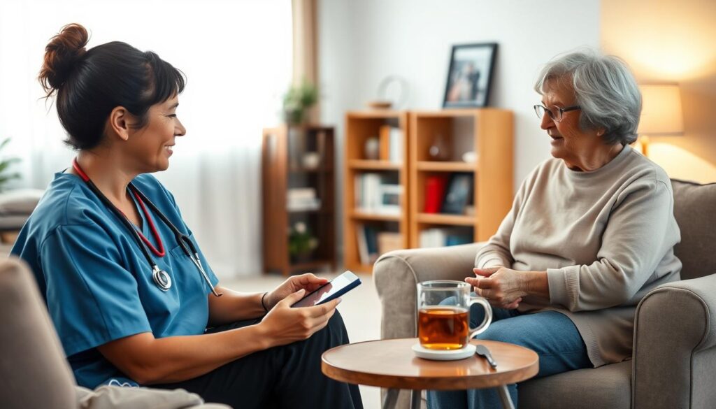 Pflegekraft Kommunikation